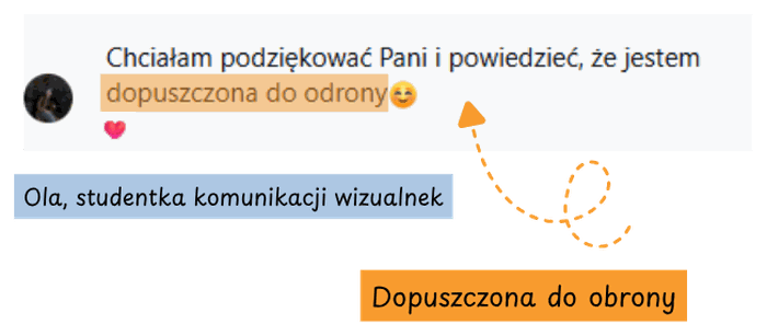 Opinia Oli - dopuszczona do obrony