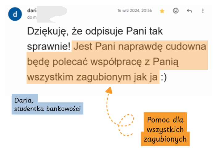 Opinia Darii - pomoc dla wszystkich zagubionych