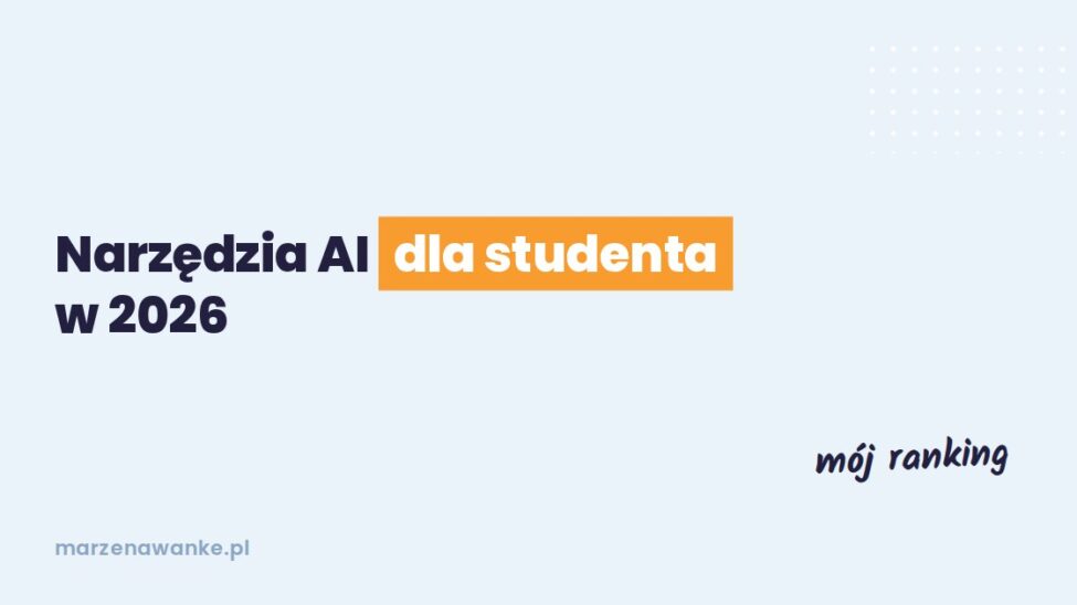 Okładka wpisu: narzędzia AI dla studenta w 2026