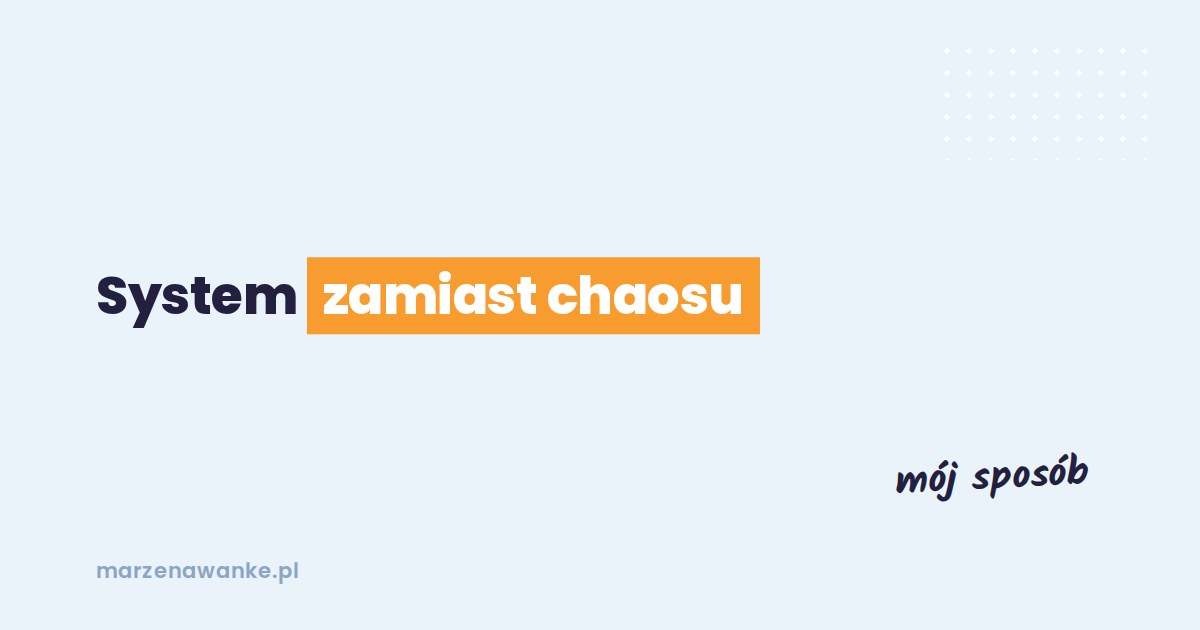 Okładka wpisu: system pisania pracy zamiast chaosu