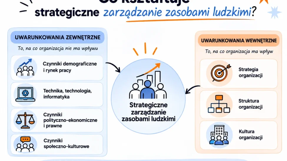Uwarunkowania zewnętrzne i wewnętrzne wpływające na strategiczne zarządzanie zasobami ludzkimi